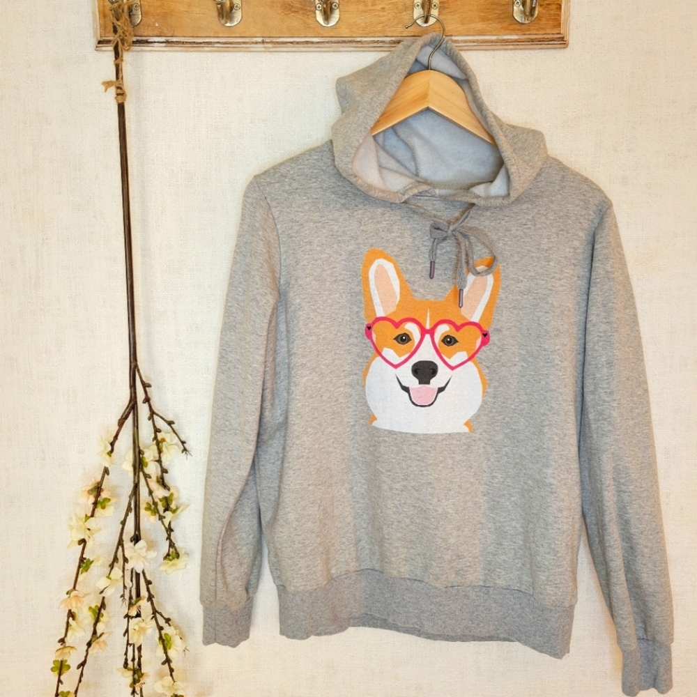 Vagary & Vasy Akita Hoodie Graphic-Size XL->M